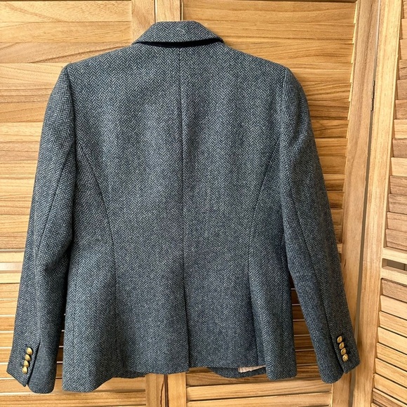 J. Crew x Moon Luxury English fabrics Campbell style blazer Size 2 - Picture 8 of 13